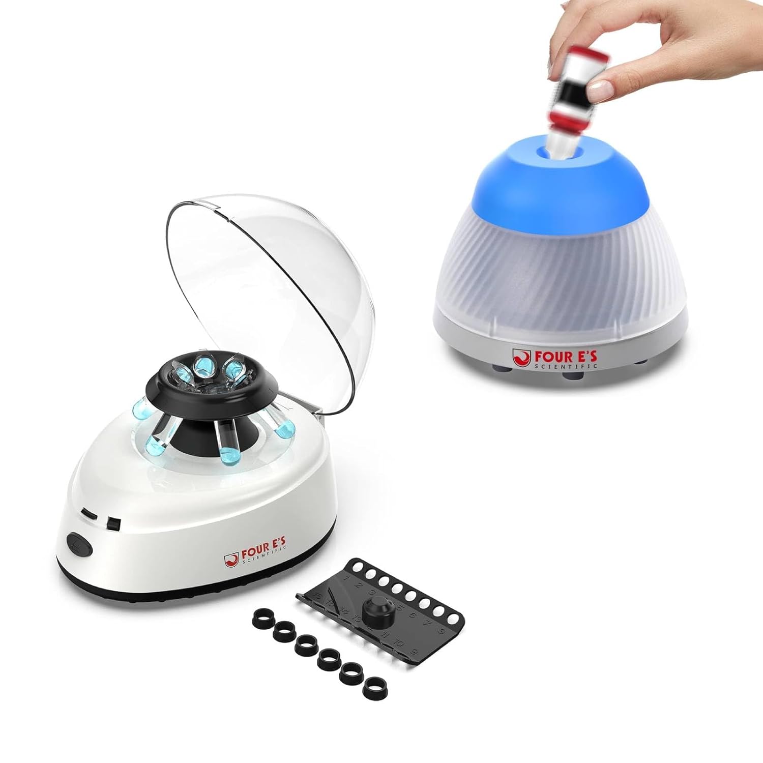FOUR E'S SCIENTIFIC Mini Centrifuge 5400rpm with 5000rpm Vortex Mixer