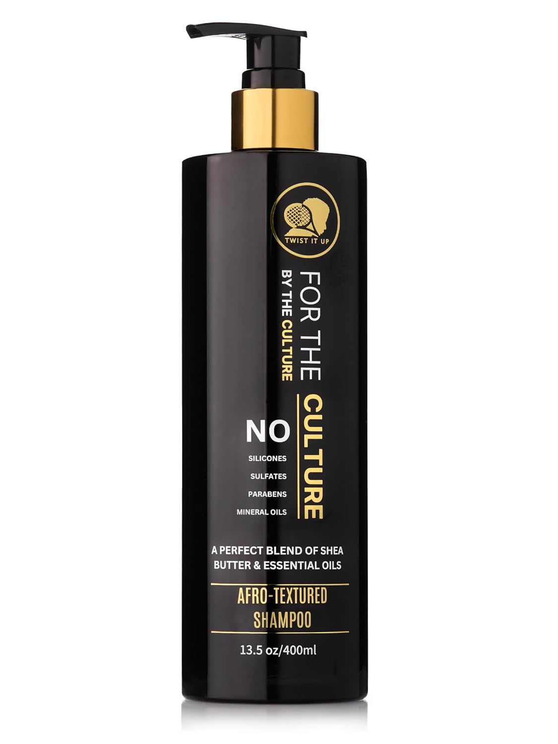 Twist It Up curly hair shampoo with 20 natural ingredients, sulfate free shampoo for curly hair, wavy hair shampoo, afro-textured shampoo