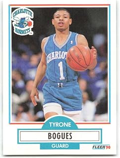 1990-91 Fleer #16 Muggsy Bogues NM-MT Charlotte Hornets Officially Licensed NBA Basketball Trading Card