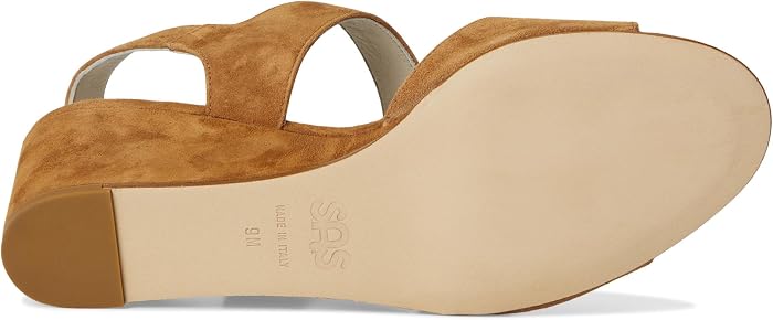 Женские сандалии SAS Carine Quarter Strap Wedge, цвет: Рыжевато-коричневый — фото 7
