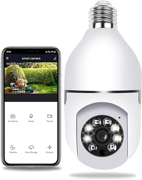 CLEGO C15 Wireless Security Wi-Fi CCTV Camera | Full HD | Night Vision | Motion Detection | Two-Way Audio | V380 Pro App Remote Viewing