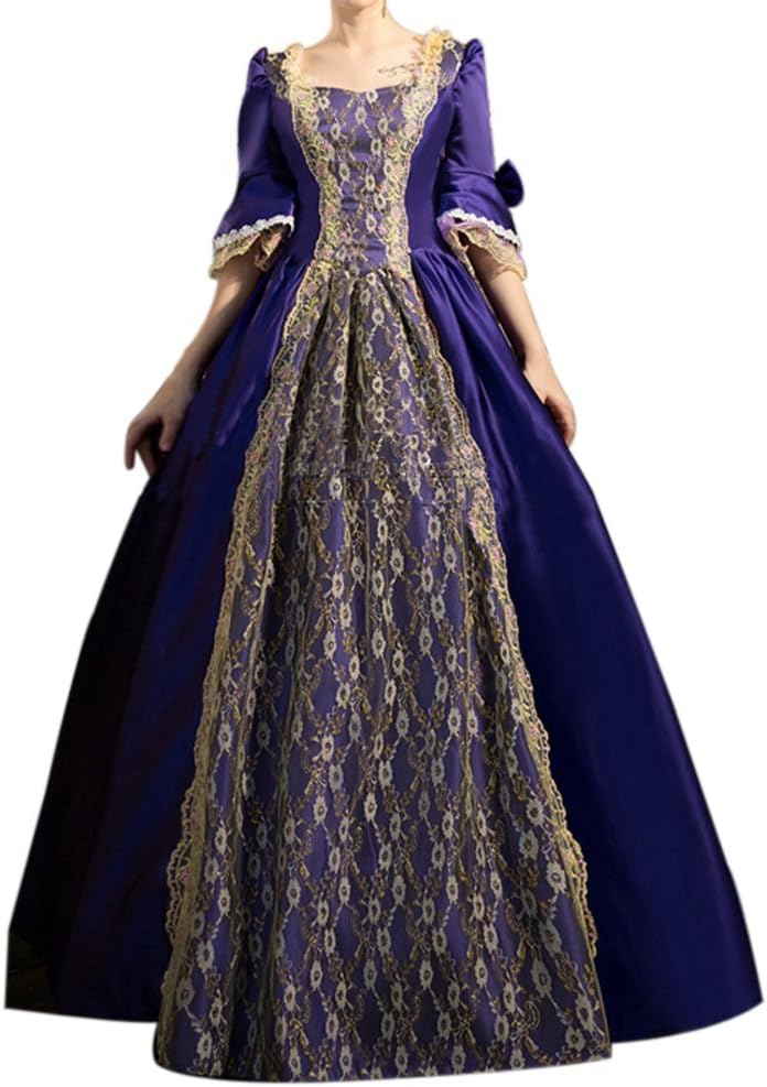 18th Century Themed Europea Gown Gothic Victorian Dresses Masquerade Carnivale Gown Medieval Historical Costume