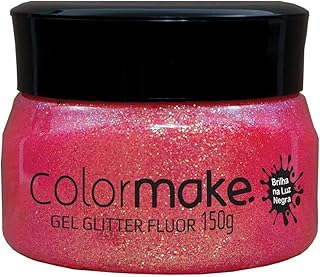 Gel Glitter Fluor Pink 150G, Colormake
