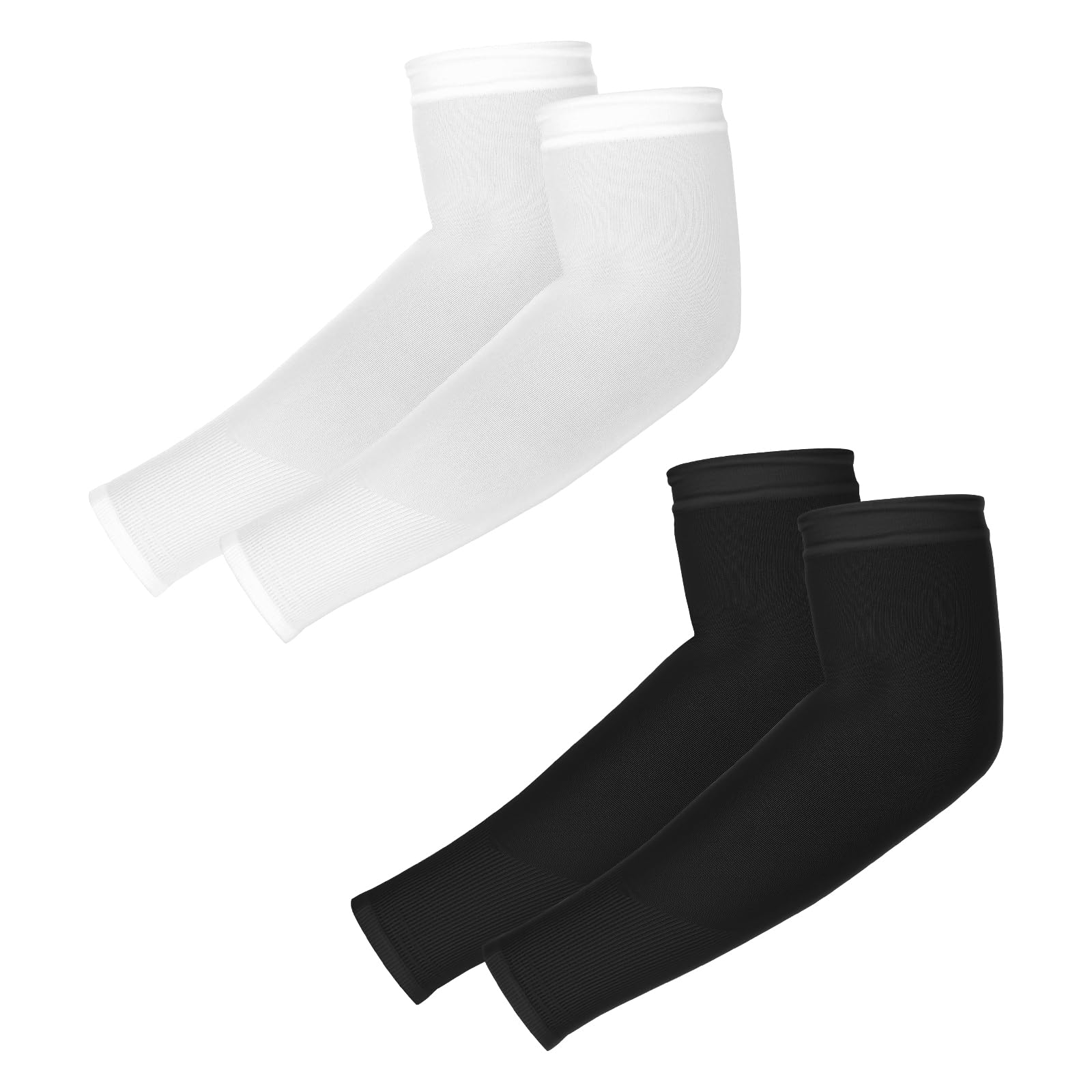 Yolev Mangas de Compresión para Niños y Niñas con Protección Solar UV - 2 Pares