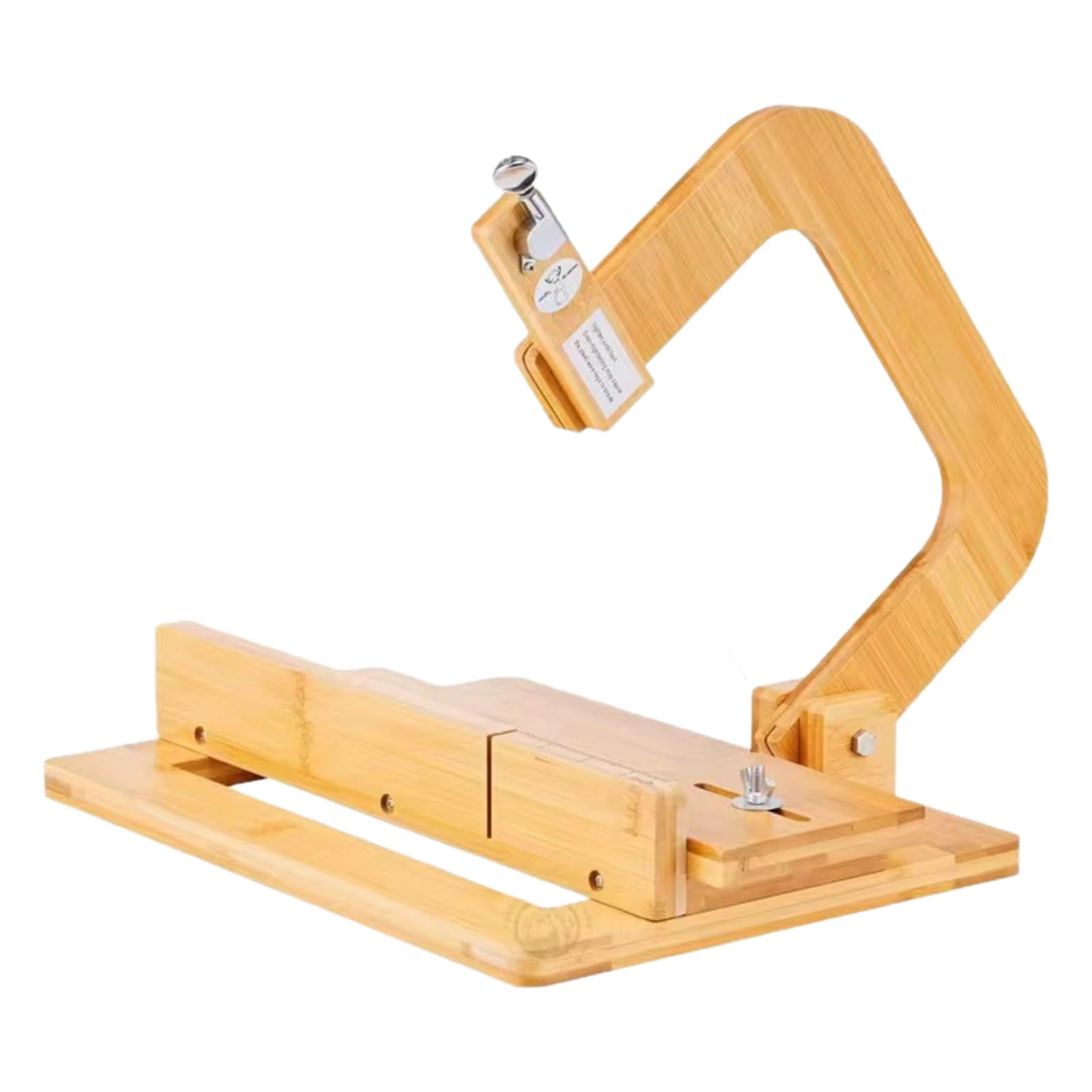 Coupe-savon en bois noble et acier inoxydable pour finitions de savon parfaites