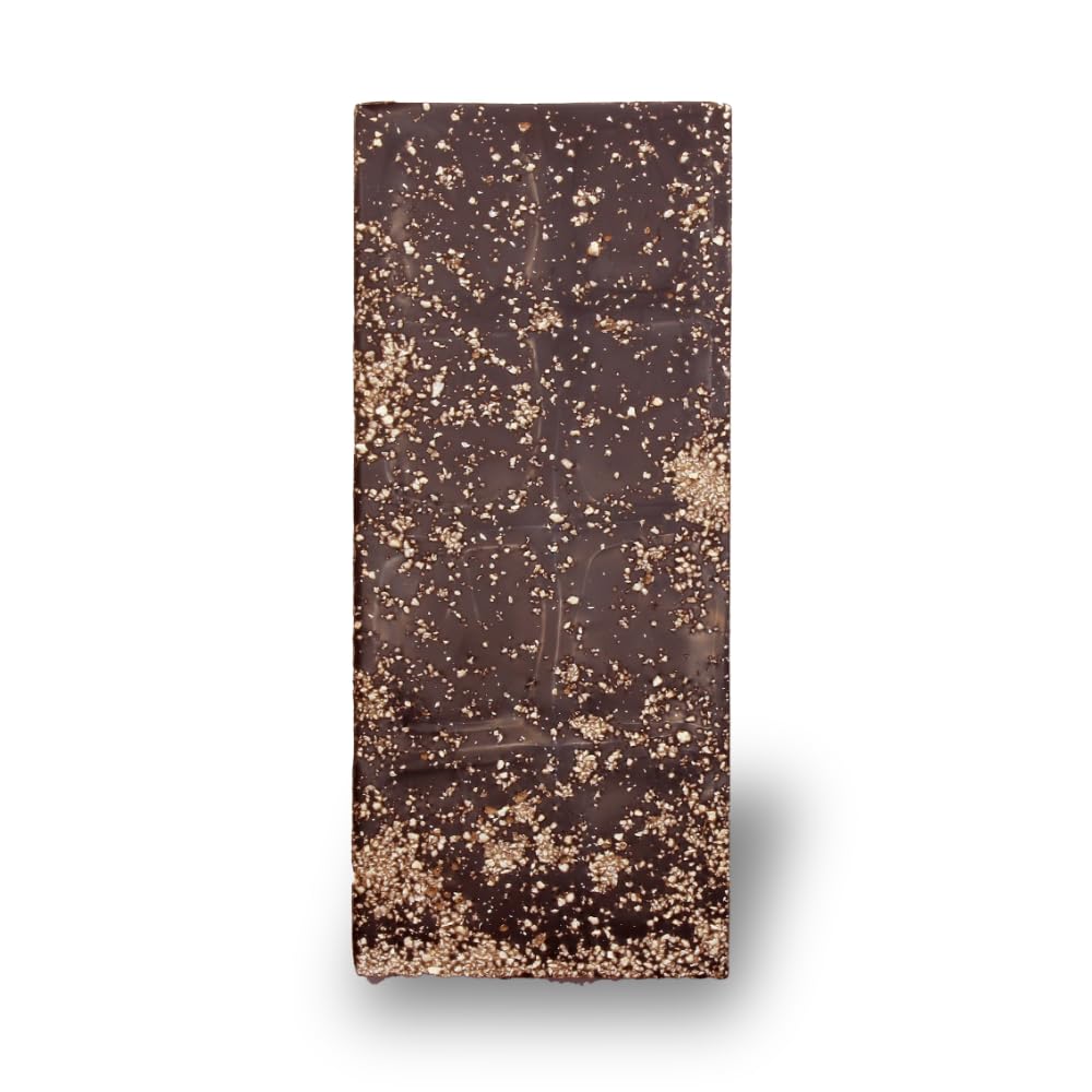 Ethel M Chocolates Small-Batch Gourmet Dark Chocolate Bar with Artisanal Lemon Satin Crème Topped with Real Lemon Zest (85g) - 4 bars