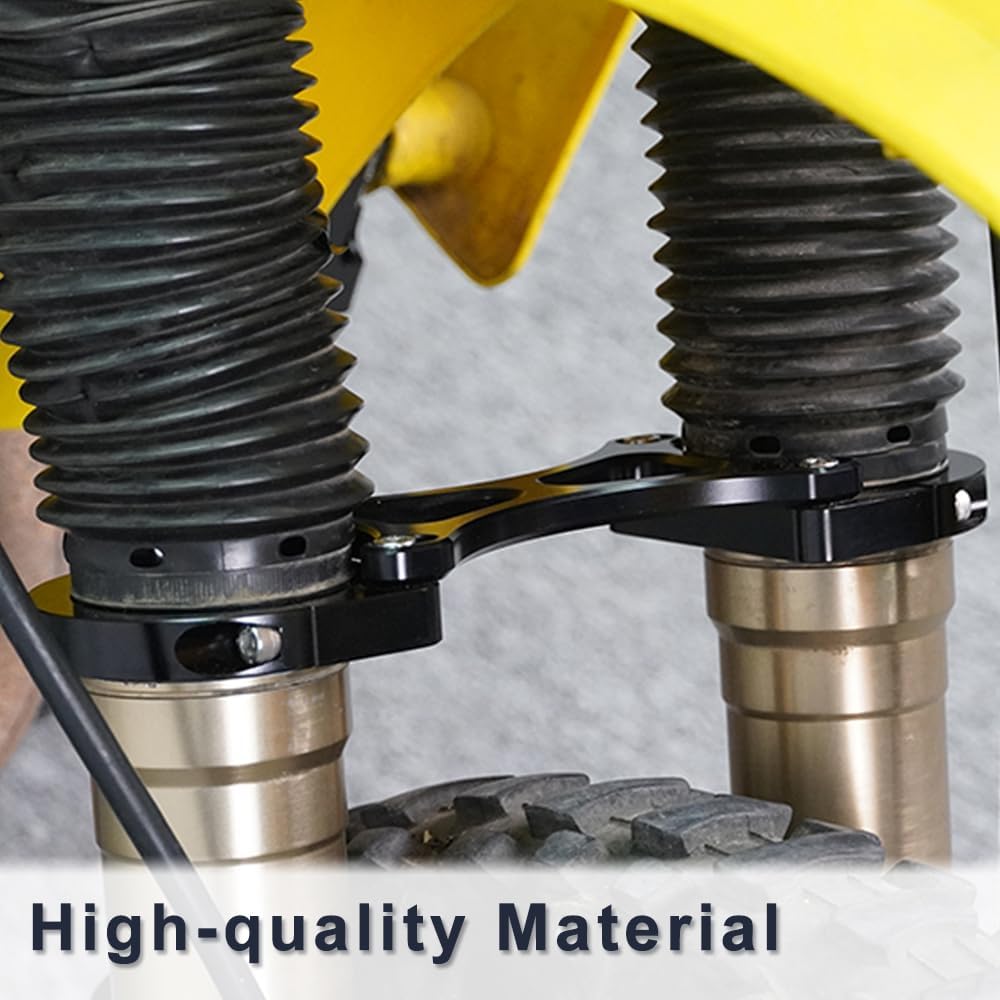 Xitomer Motorcycle Fork Brace + 237 PCS Plastics Engine Exhaust Bolts Kit, Fit for DRZ400 2000-2003 / DRZ400S 2001-2021 / DRZ400E 2001-2021