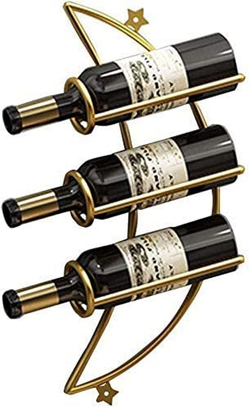 Porte-bouteilles mural étagère à vin minimaliste format X2 X4 noir moderne