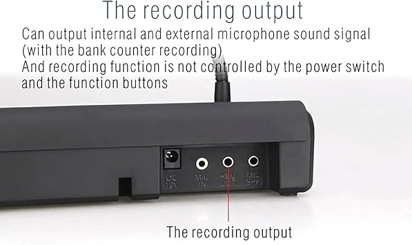 Window Speaker Intercom System, Dual Way Counter Intercom with Internal and External Mute, Automatic Call Control and 360 Degree Pickup for Bank and Hospital