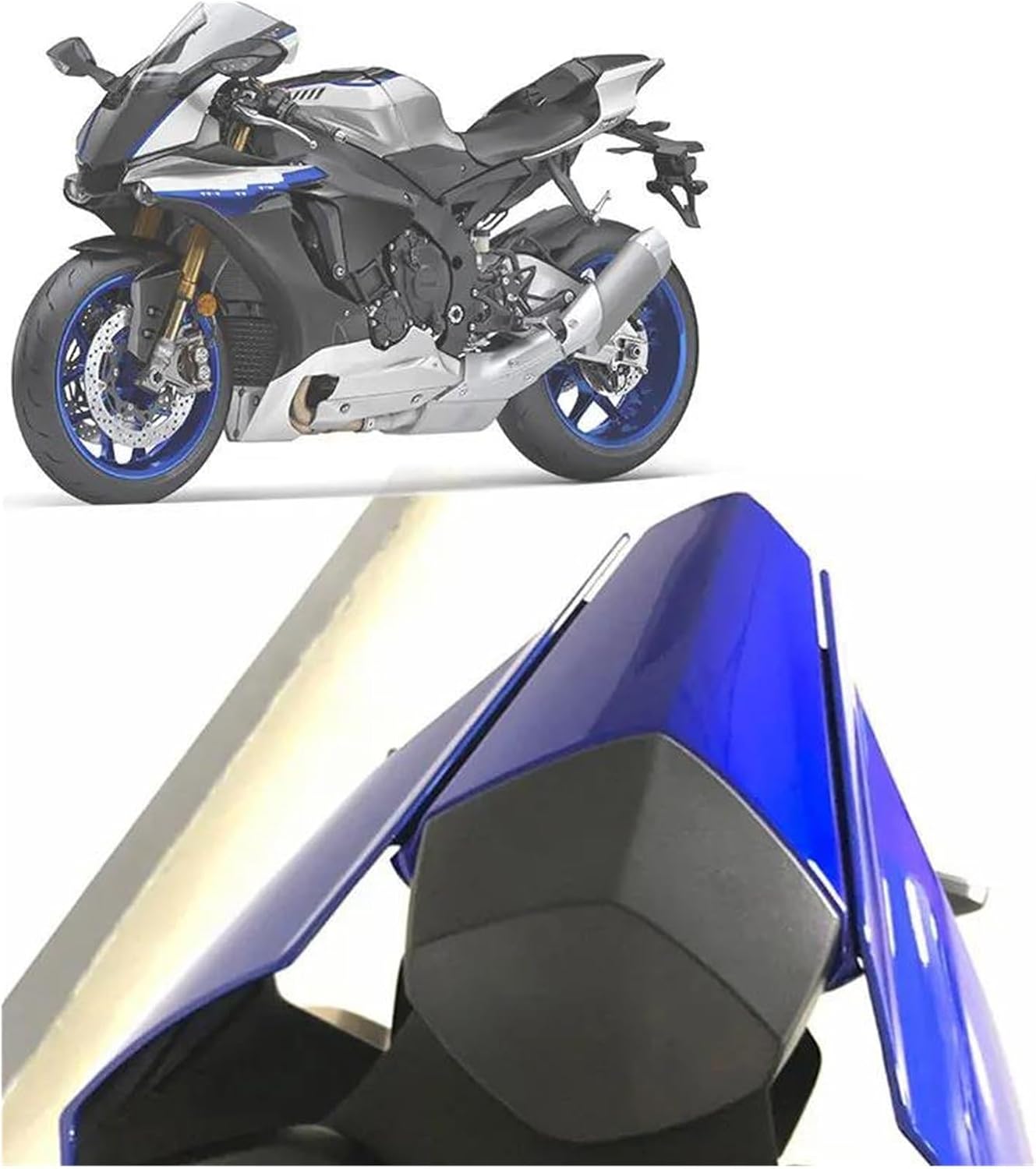 オートバイ後部座席カウルフェアリング ヤマハ YZF-R125 YZFR125 YZF R125 2008-2017 2018 オーヤマハ向け YZF  R125 YZFR125 R 125 2008 2009 2010 2011 2012 2013 オートバイ調整 クラッチブレーキ ヤマハ用 ために  YZF-R125 用 ために YZF R125 用 ために R オートバイのフェアリング に適合するヤマハ YZF R125 R 125 後部座席カバーカウルフェアリング乗客ピリオンテールバックカ