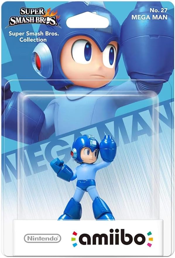 Super Smash Megaman [Yellowed Box] Amiibo