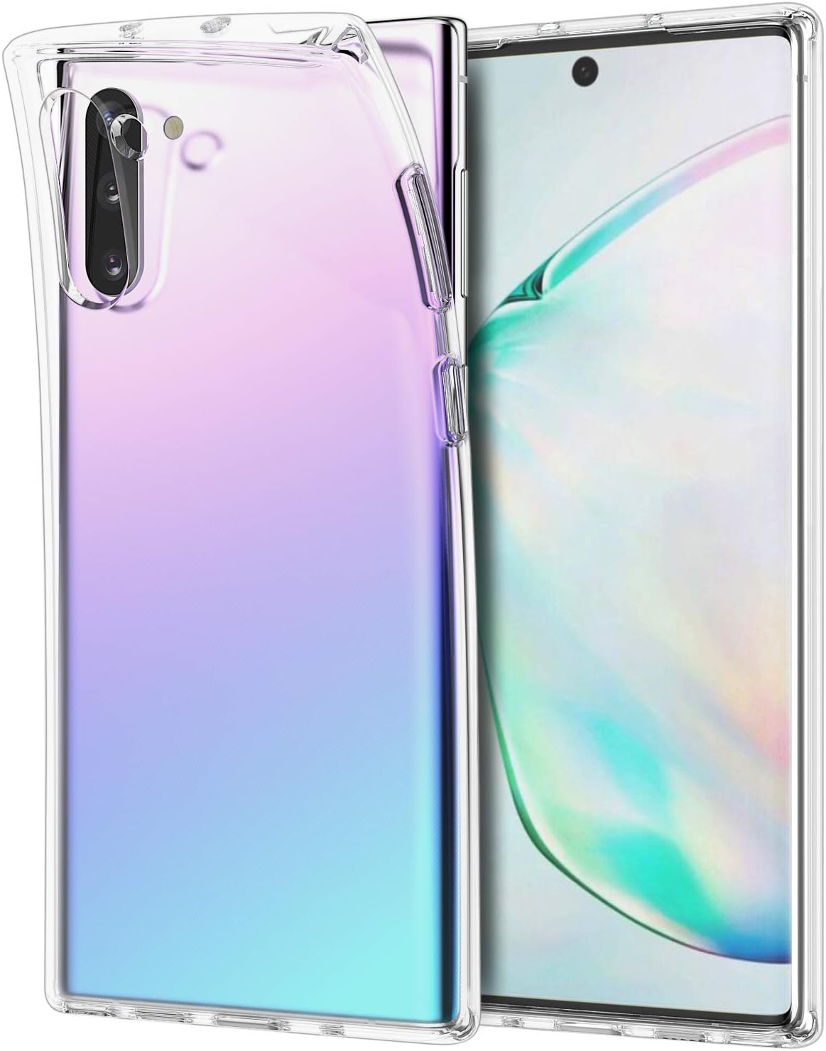 JETech Case for Samsung Galaxy Note 10 / Galaxy Note 10 5G, Premium TPU Material, Shock Proof, HD Clear