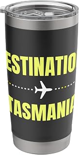 Destination Tasmania Travel Vacation Holiday Tourist Stainless Steel Insulated Tumbler