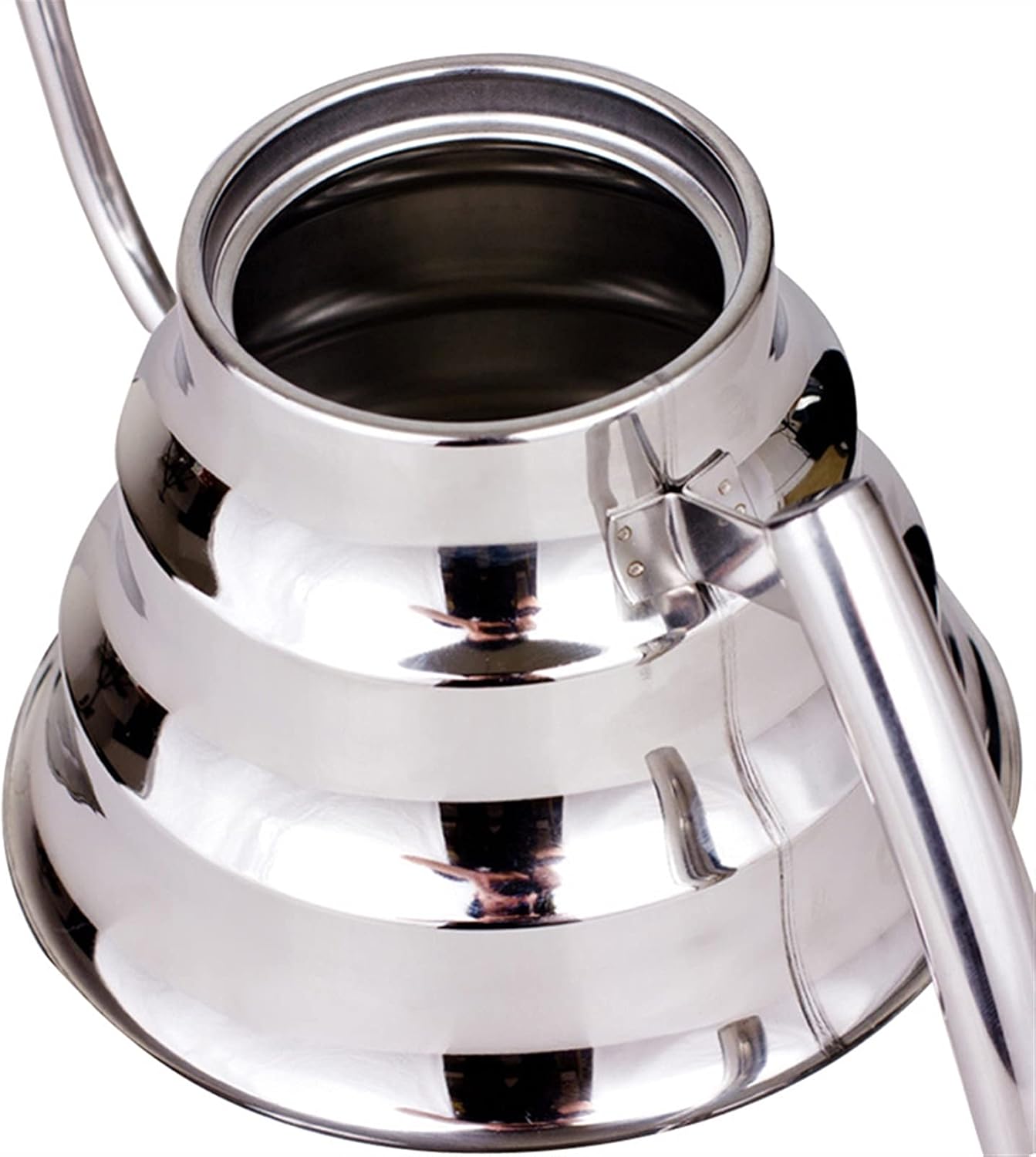 Kettle 1.2L Stainless Steel Gooseneck Coffee with Filter Hand Drop Coffee Maker Percolator Perfect for Coffee Lovers Coffee Pot