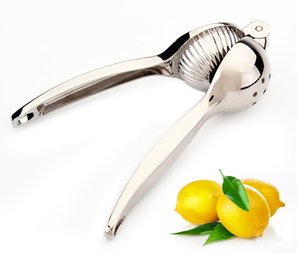 Lemon Squeezer From Allino Excellent Quality, High Grade Zinc Alloy Lemon Juicer, Lemon Press,Easy Use and Clean