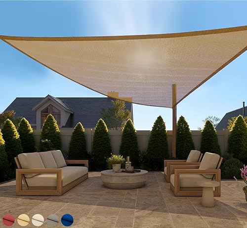 Miniatura 49 de GORILLA GRIP - Toldo parasol resistente, protección UV, resistente a la decoloración, desgarros y óxido, rectangular, con bordes curvos que bloquean