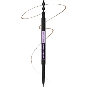 Maybelline Express Brow Ultra Slim Eyebrow Makeup Brow Pencil with Precision Tip and Spoolie for Defined Eyebrows Blonde