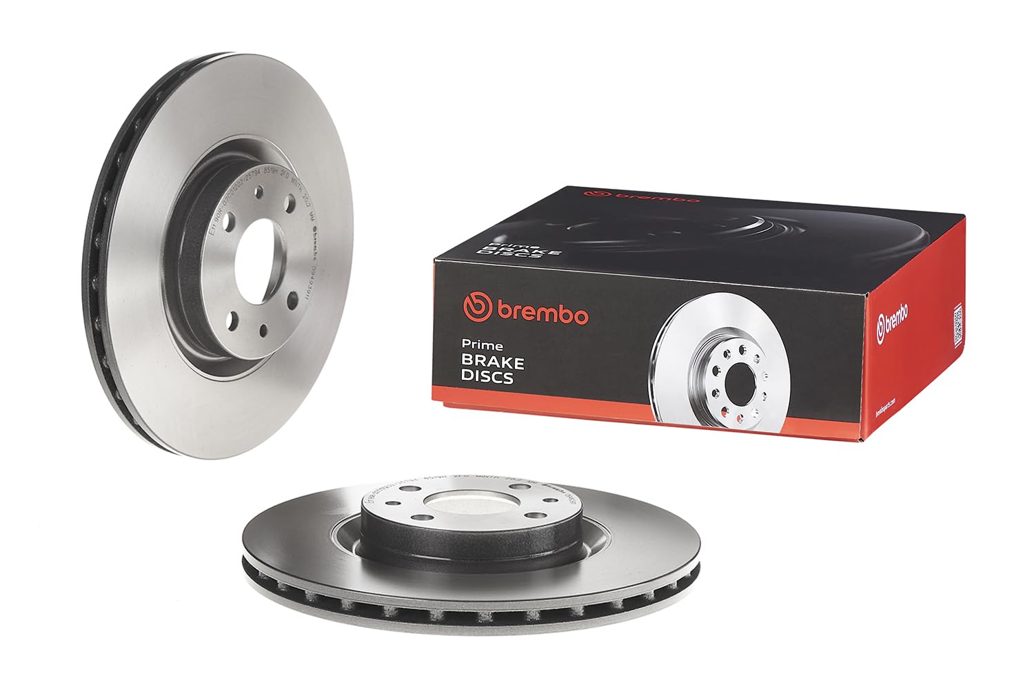 2x Brake Discs Pair Vented fits FIAT DOBLO 223 1.3D Front 2004 on 284mm Set New
