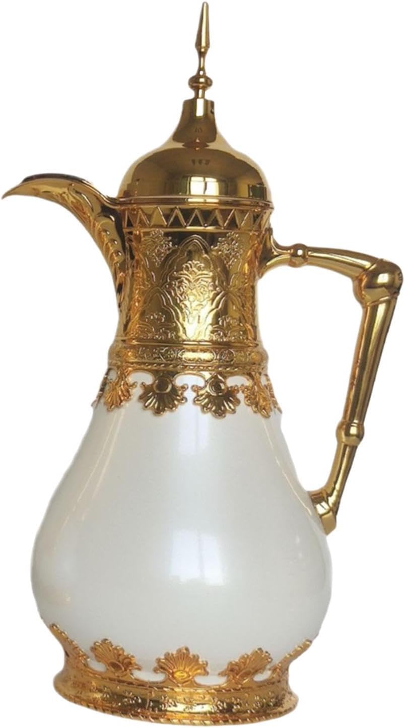 The Style Sutra Insulated Coffee Carafe for Home Kitchen Portable Arabian Thermal Coffee Pot|1 Thermal Coffee Carafe Tea Pot| Drink Containers & Thermoses