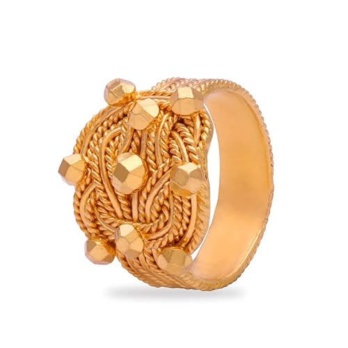 22KT (916) Yellow Gold Ring for Women-_grgd18085125a