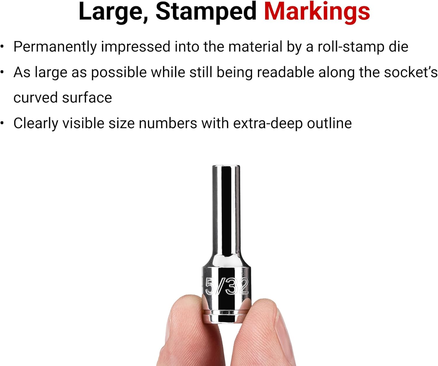 TEKTON 1/4 Inch Drive x 4 mm 6-Point Socket | SHD04102 image 3