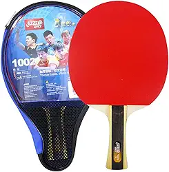 Raquete DHS 1002 Clássica Original Tênis De Mesa + Case