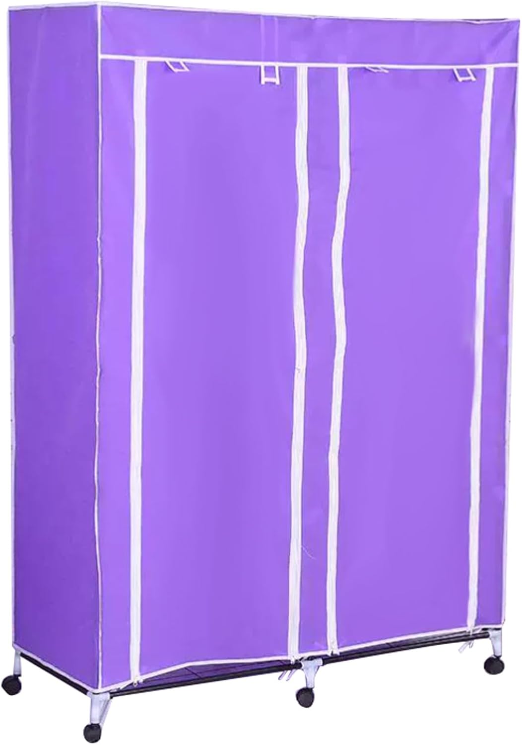 Wardrobe Portable Closet Wardrobe for Hanging Clothes Freestanding Fabric Clothing Rack On Wheels Temporary Closet for Living Room Closet