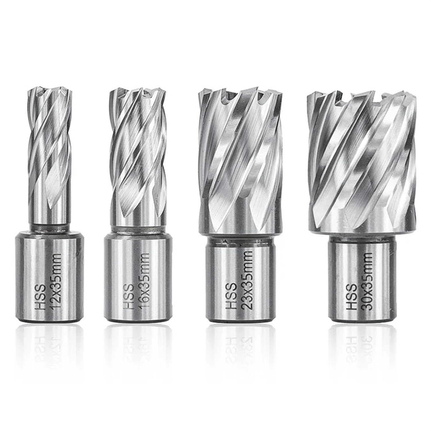 1Pcs HSS Hole Cutter 6-60mm Weldon Shank Hole Saw Hollow Drill Bit HSS Core Drill Bit(54x35mm)