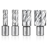 1Pcs HSS Hole Cutter 6-60mm Weldon Shank Hole Saw Hollow Drill Bit HSS Core Drill Bit(56x35mm) DWBPGVUN