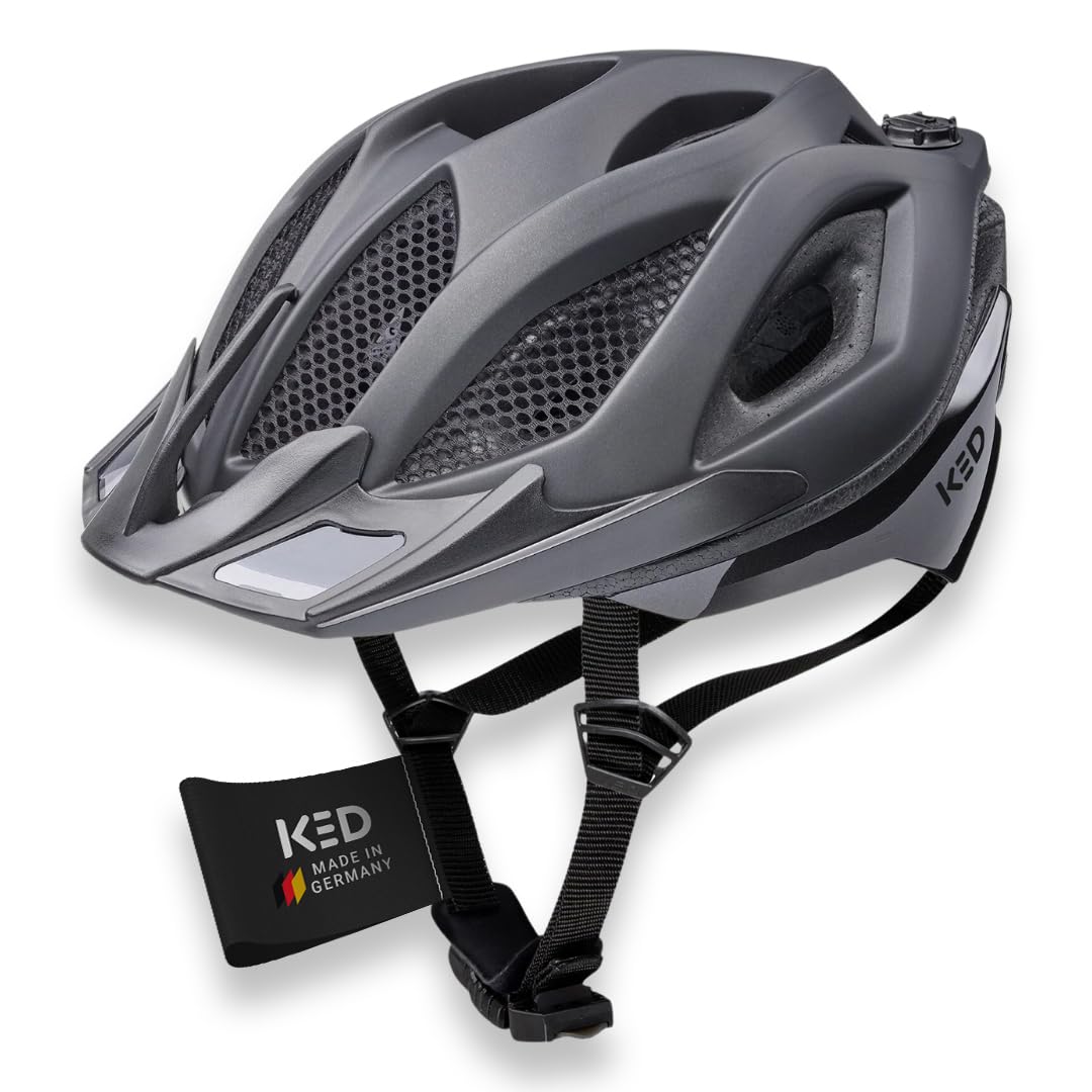 KED Spiri II Trend, Unisex bicycle helmet, Black Matt, M - 11103360504