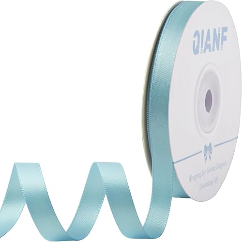 Miniatura 72 de Cinta de satén de doble cara de 3/8 pulgadas rosa para envolver regalos, hacer lazos para el pelo, adorno de silla, cinta para el Día de San