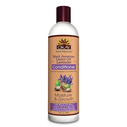 OKAY Aceite de ricino jamaicano negro y acondicionador de lavanda Para todo tipo de cabello y texturas Hidrata fortalece y vuelve a crecer el OKAY Aceite de ricino jamaicano negro y acondicionador de lavanda Para todo tipo de cabello y texturas Hidrata fortalece y vuelve a crecer el