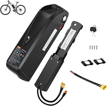 BAFANG 48V 20Ah Lithium Ebike Battery for Ebike Conversion Kit - with Communication Function & 30A BMS, Compatible with 0-1500W Motor, Includes XT60 and Communication Connector