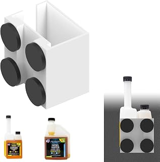 2025 New Model, 300°F Heat-Proof Magnetic Bottle Holder for Hot Shots Diesel 16oz - 88LB Super Hold, Heavy-Duty Spill-Proof Mount