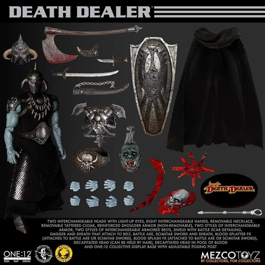 Amazon.co.jp: Mezco ONE:12 Collective Death Dealer 限定 : おもちゃ