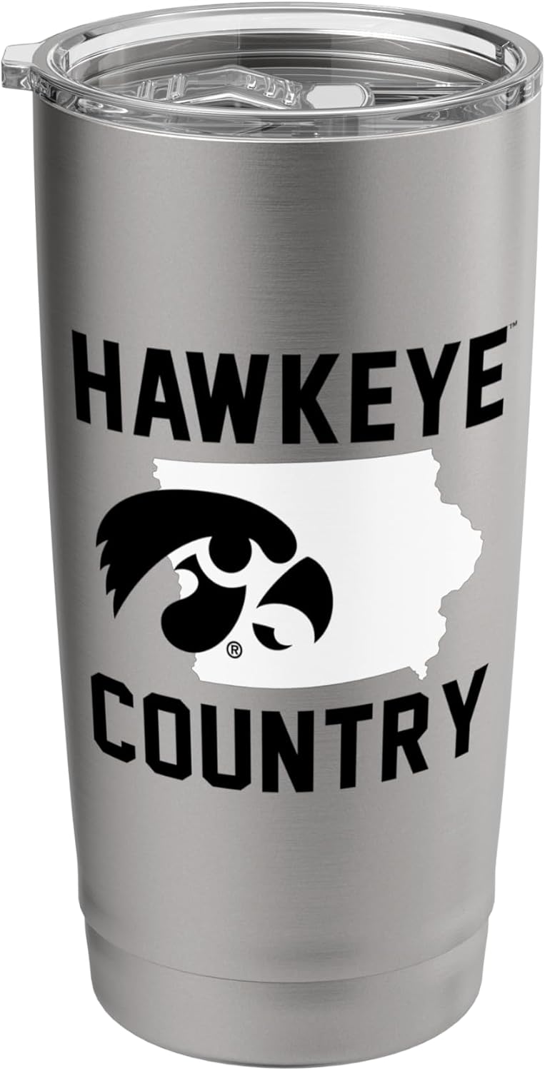 Iowa Hawkeyes | Official NCAA Merch | 1717BK02 Stainless Steel Insulated Tumbler
