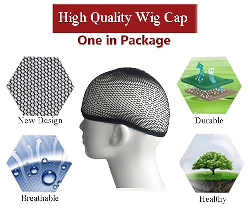 Miniatura 5 de PORT&LOTUS Peluca rubia natural larga y rizada con flequillo (parte lateral) pelucas para mujer, pelucas sintéticas onduladas para mujeres blancas