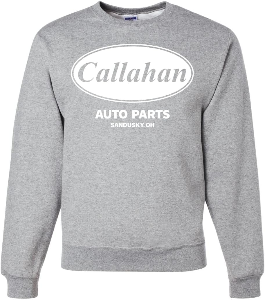 Callahan Auto Parts Sweater Pop Culture Novelty Crewneck Sweatshirt for Men and Women