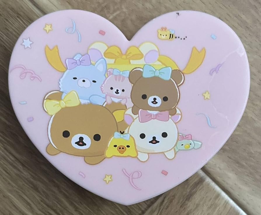 新品★ハッピーセット【リラックマのにこにこハート】かわいいケース＆パズルセット② ハッピーセット マクドナルド リラックマ かわいいケース&パズル