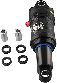Mountain Bike Rear Shock Absorber, Aluminum Alloy Air Suspension System, With Rebound Lock Out Adjustable Air Pressure For Mountain Bike Trail Riding 125mm 150mm 165mm 190mm(190MMx50MM)