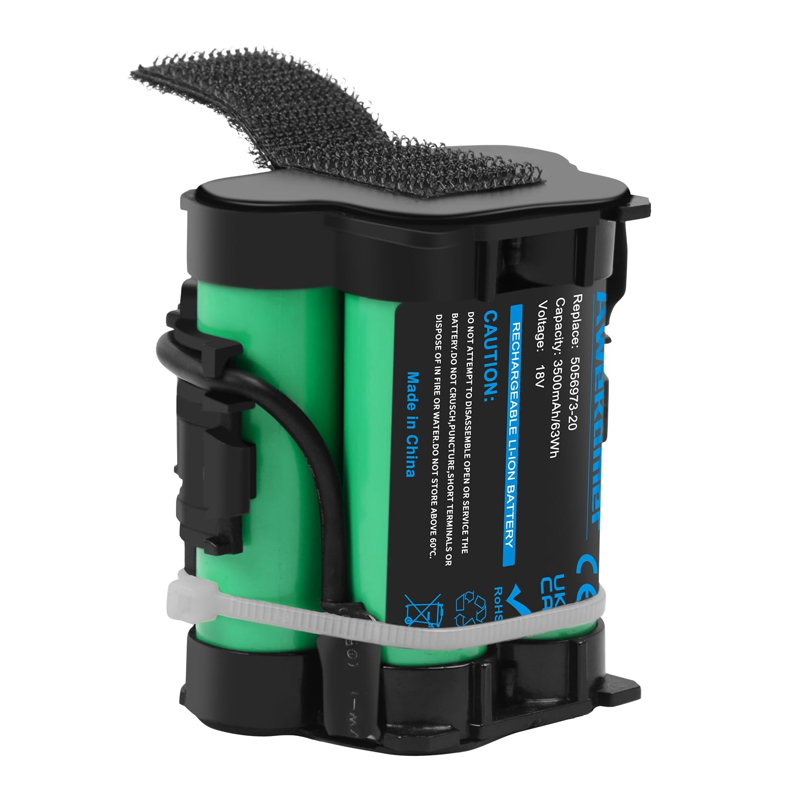 Awekamer 18V 3500mAh Li-ion Replacement Battery for Gardena Robotic Lawnmower R38Li R40Li R45Li R50Li R70Li R75Li R80Li for Flymo Robotic Lawnmower 1200R for Husqvarna Automower 105 305 308 308x