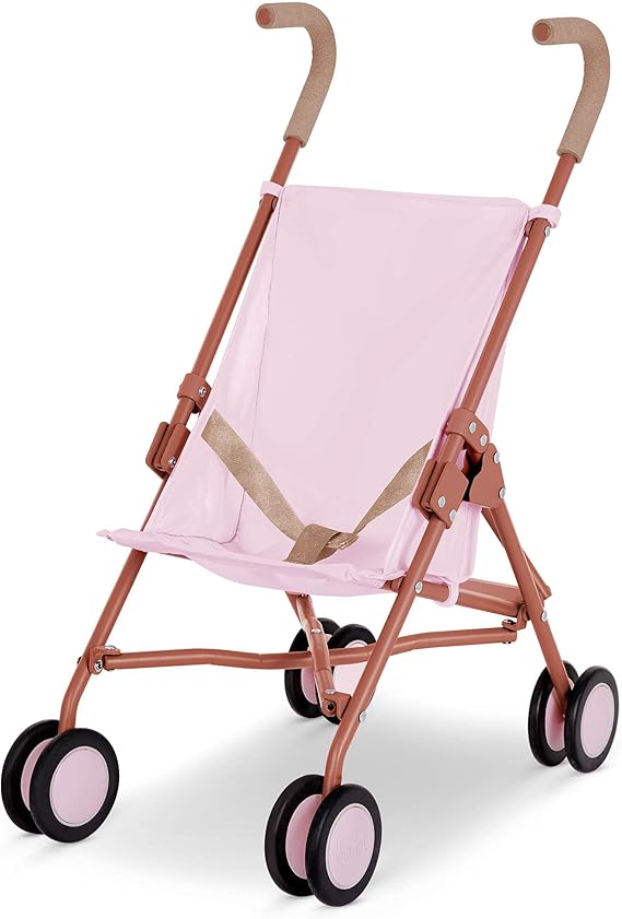babi by Battat Cute & Stylish Baby Doll Umbrella Stroller Pink