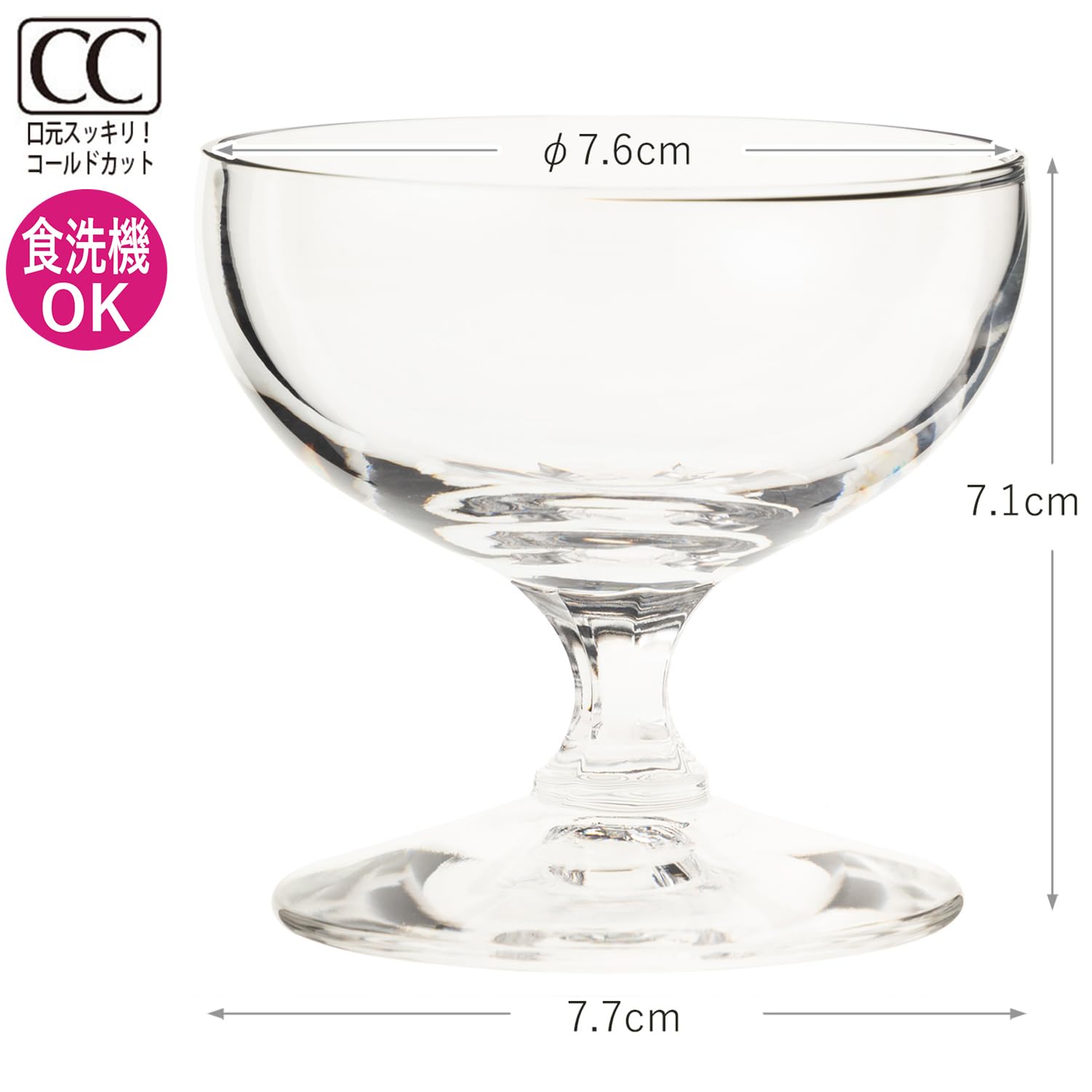 Amazon.com: 東洋佐々木ガラス Toyo Sasaki Glass Dessert Cups, New