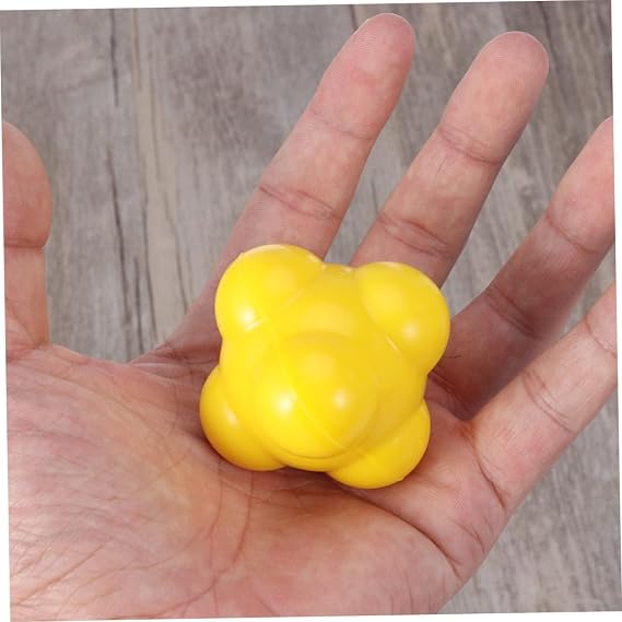 HANABASS Hexagonal Agility Ball for Speed and Hand-Eye Coordination
