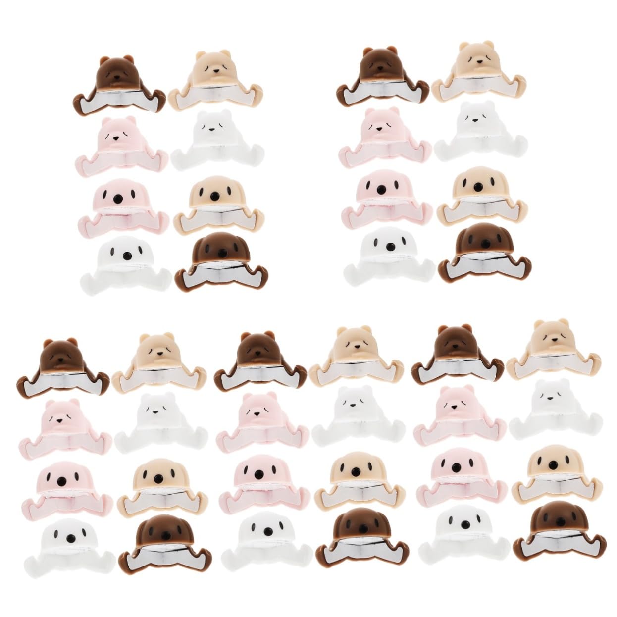 Toyvian 40piezas Protector De Esquinas para Muebles Diseño De Animales Cubre Esquinas para Seguridad Infantil Fácil Instalación y Protección Suave para Bebés