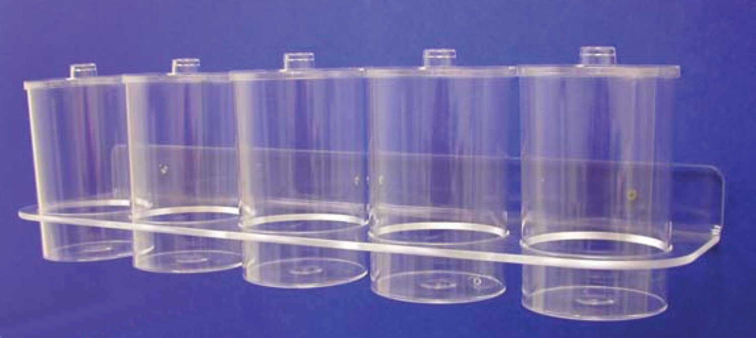 Acrylic Sundry Jar Rack for ONLY Plastic Sundry Jars