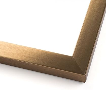 Gold 2x2 Comic Book Frame for 4 Comic Books with White Mat for Silver Age Comic Books