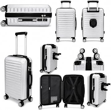 Underseat Cabin Case, Silver, 45x36x20cm