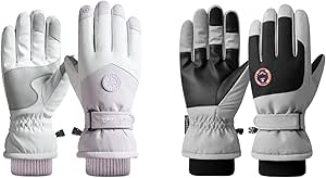 Aazon.co : Winter Gloves Waterproof Ski Snow Gloves For Woen En, Windproof Cold Weather War