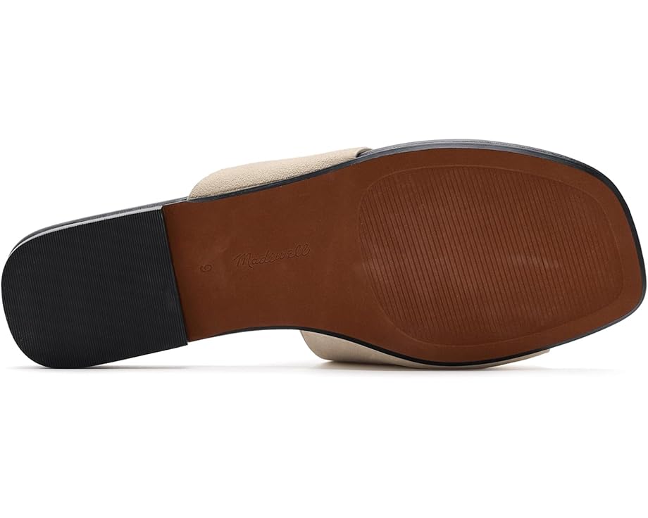 Madewell Ashton Toe Loop Slide - Suede - Back View